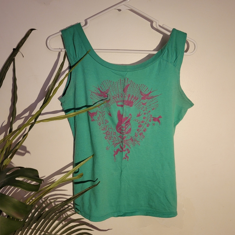 Hurley green tank top